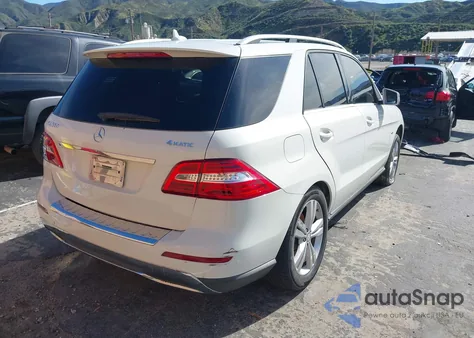 2012 Mercedes-Benz Ml 350 4Matic from USA, damaged, VIN 4JGDA5HB1CA016803